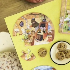 4 mini puzzles des repas Les Minouchkas (4x12 pièces)