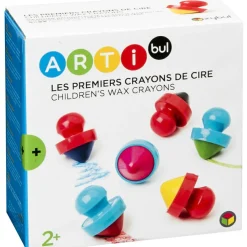 6 premiers crayons de cire