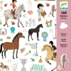 160 stickers Chevaux