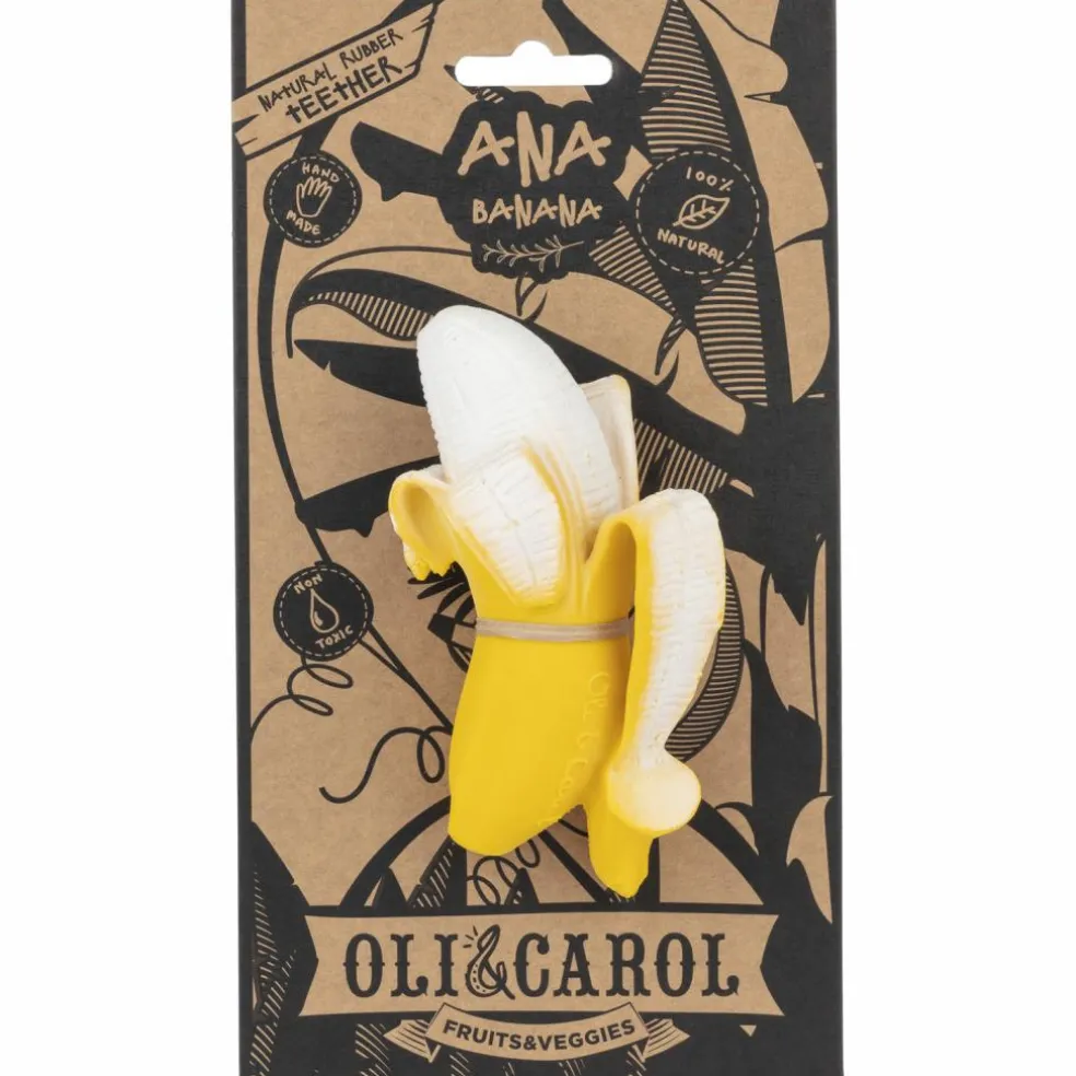 Ana la banane de dentition latex d'hévéa