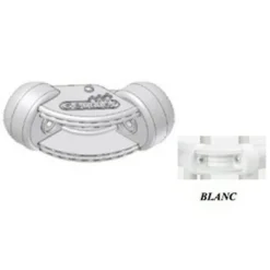 Angle de parc Lucilee blanc