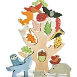 Animaux de la forêt en bois à empiler