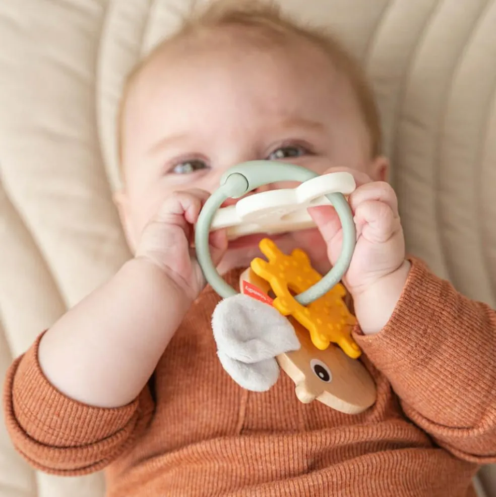 Anneau d'activités et de dentition Happy clouds