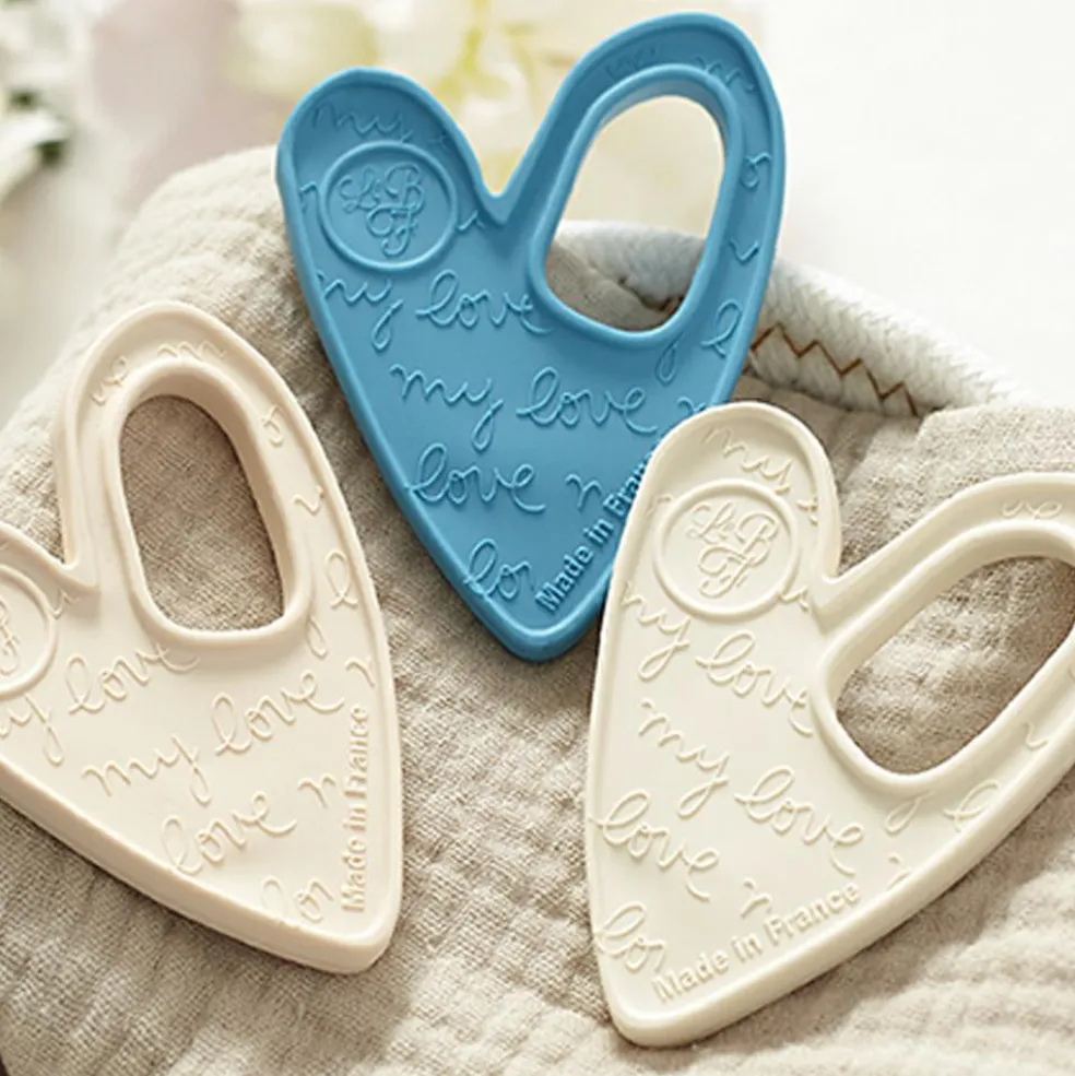 Anneau de dentition cœur Off-white