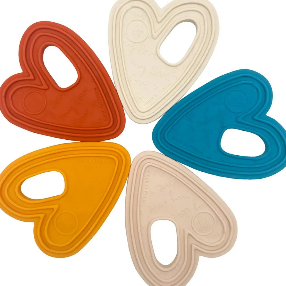 Anneau de dentition cœur Off-white