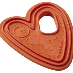 Anneau de dentition cœur Terracotta