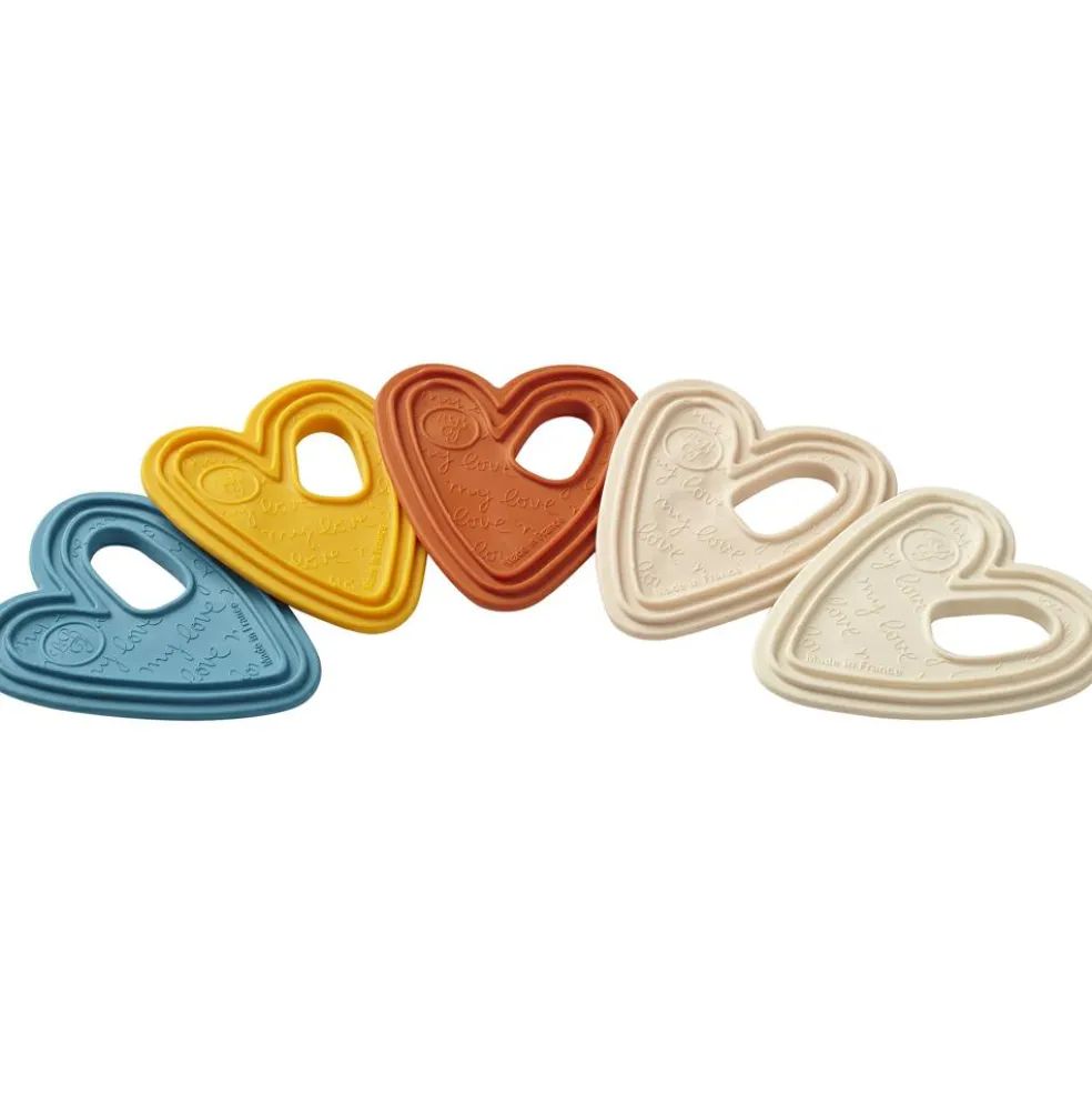 Anneau de dentition cœur Terracotta