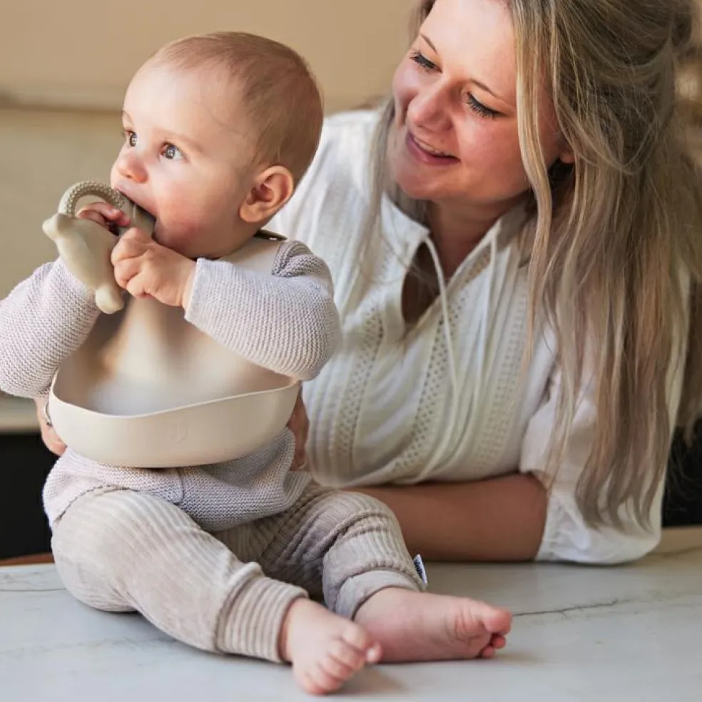Anneau de dentition en caoutchouc Lapin Nougat