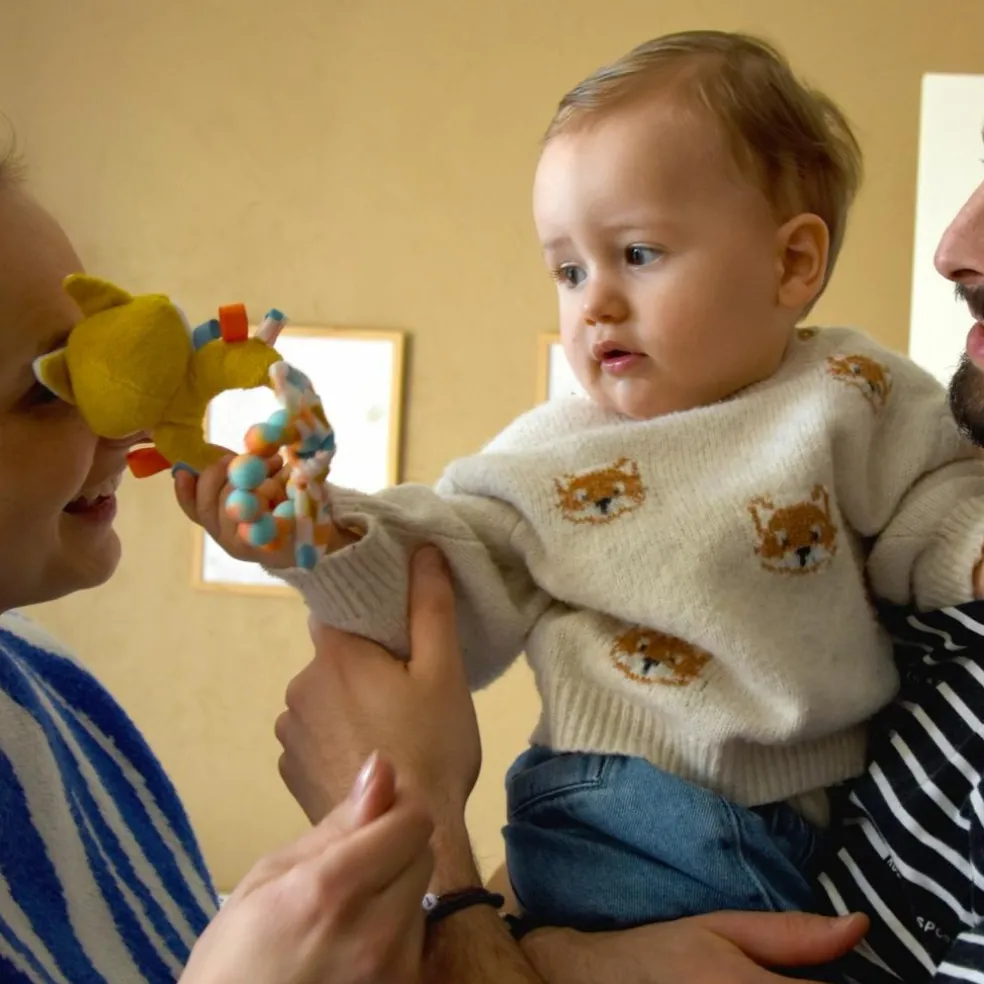 Anneau de dentition en silicone Cyranos le Renard