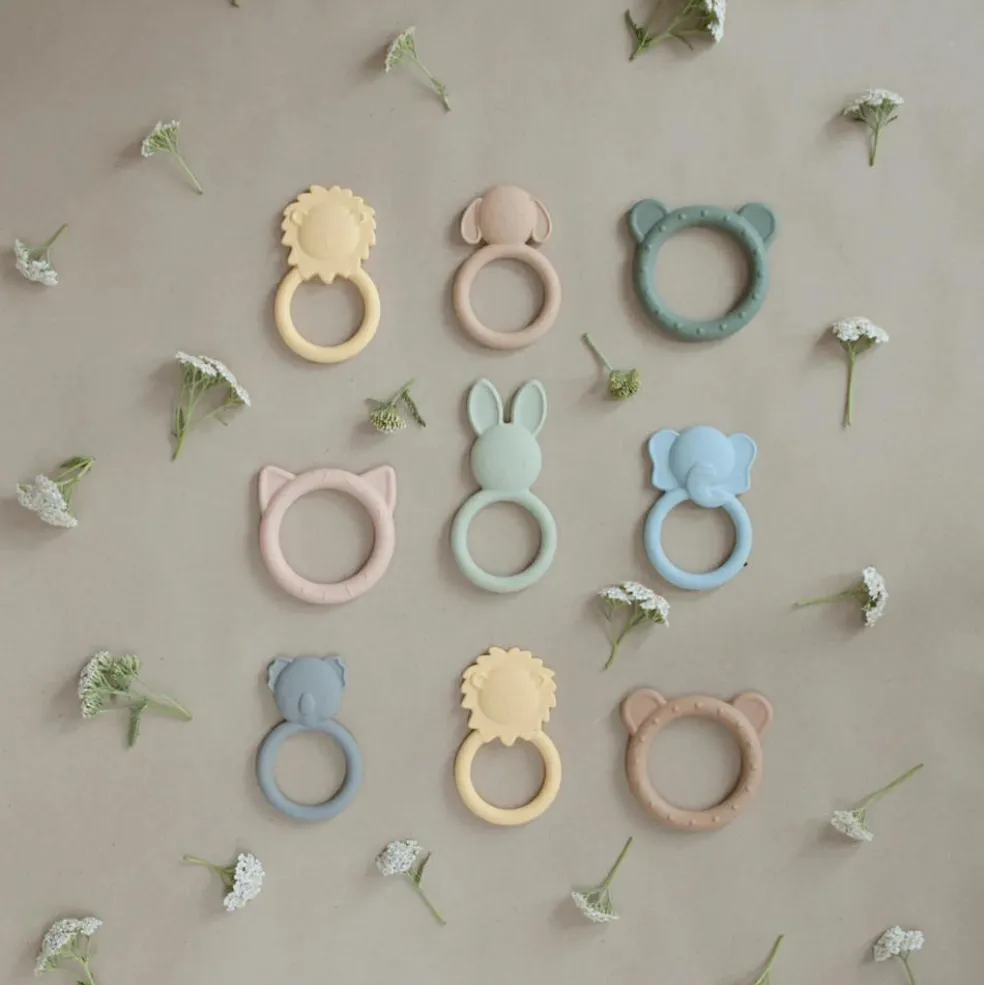 Anneau de dentition en silicone Éléphant