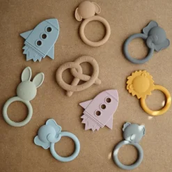 Anneau de dentition en silicone Dog