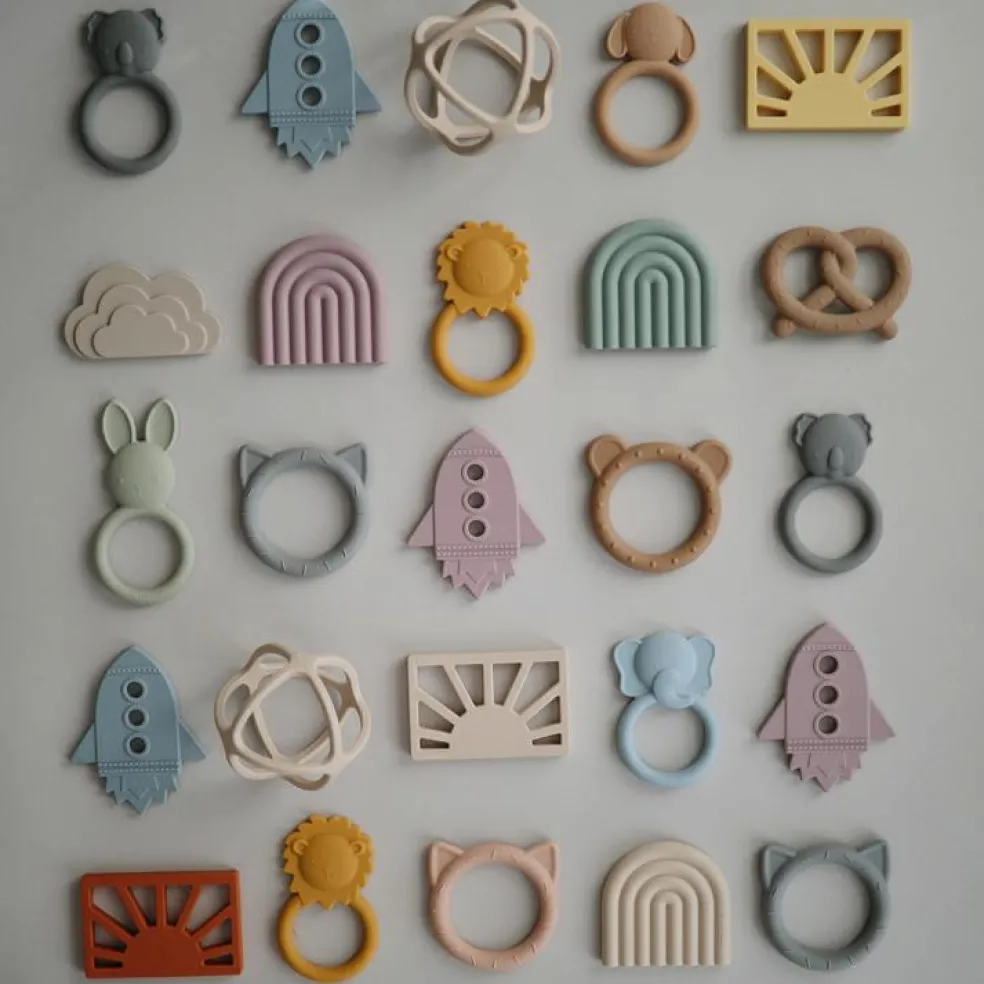 Anneau de dentition en silicone Dog