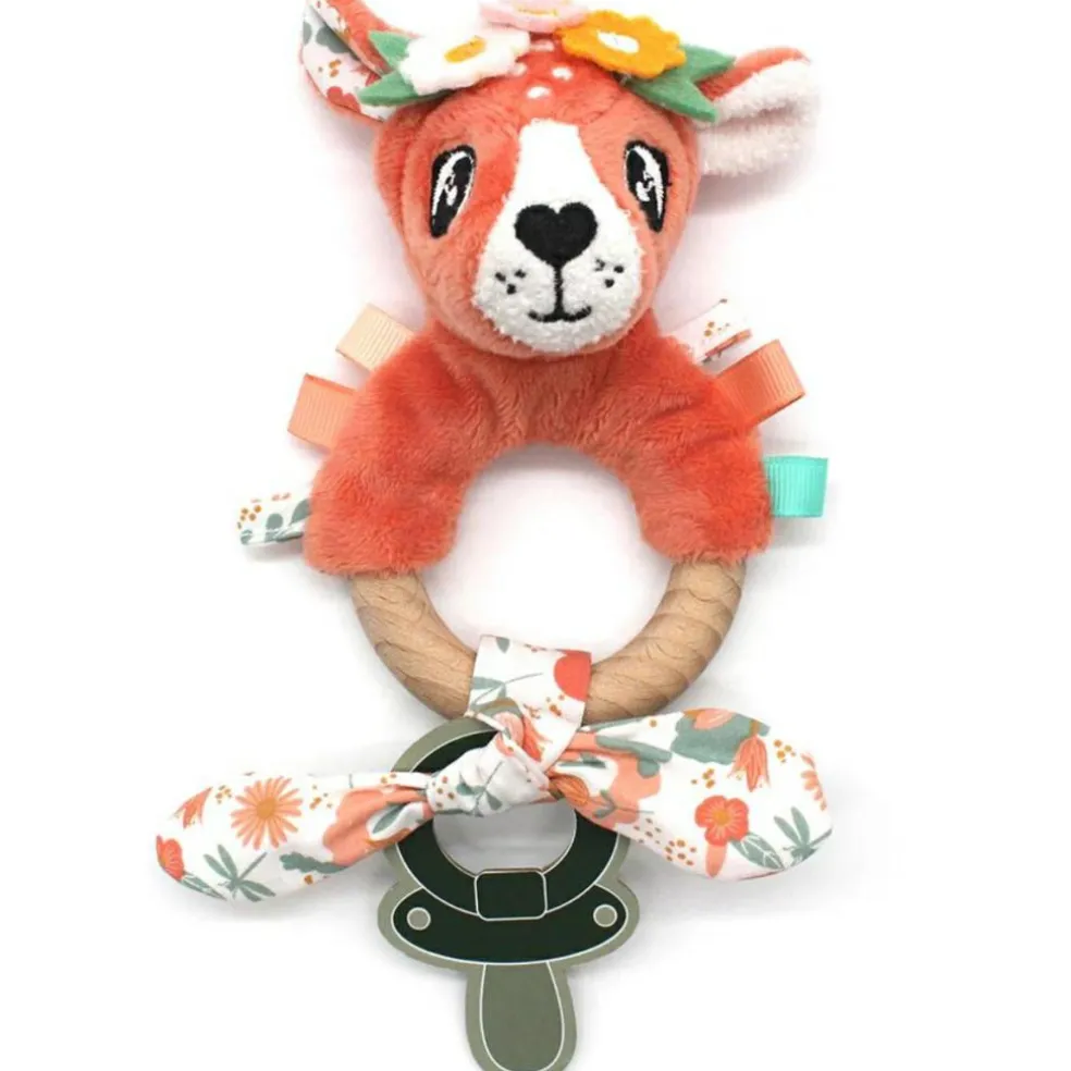 Anneau de dentition en silicone Mélimélos la Biche