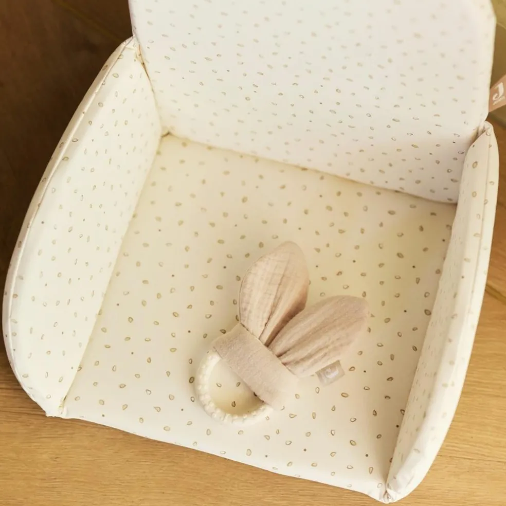 Anneau de dentition en silicone Bunny Ears Nougat