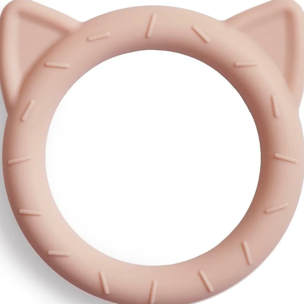 Anneau de dentition en silicone Cat Blush