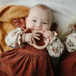 Anneau de dentition en silicone Cat Blush