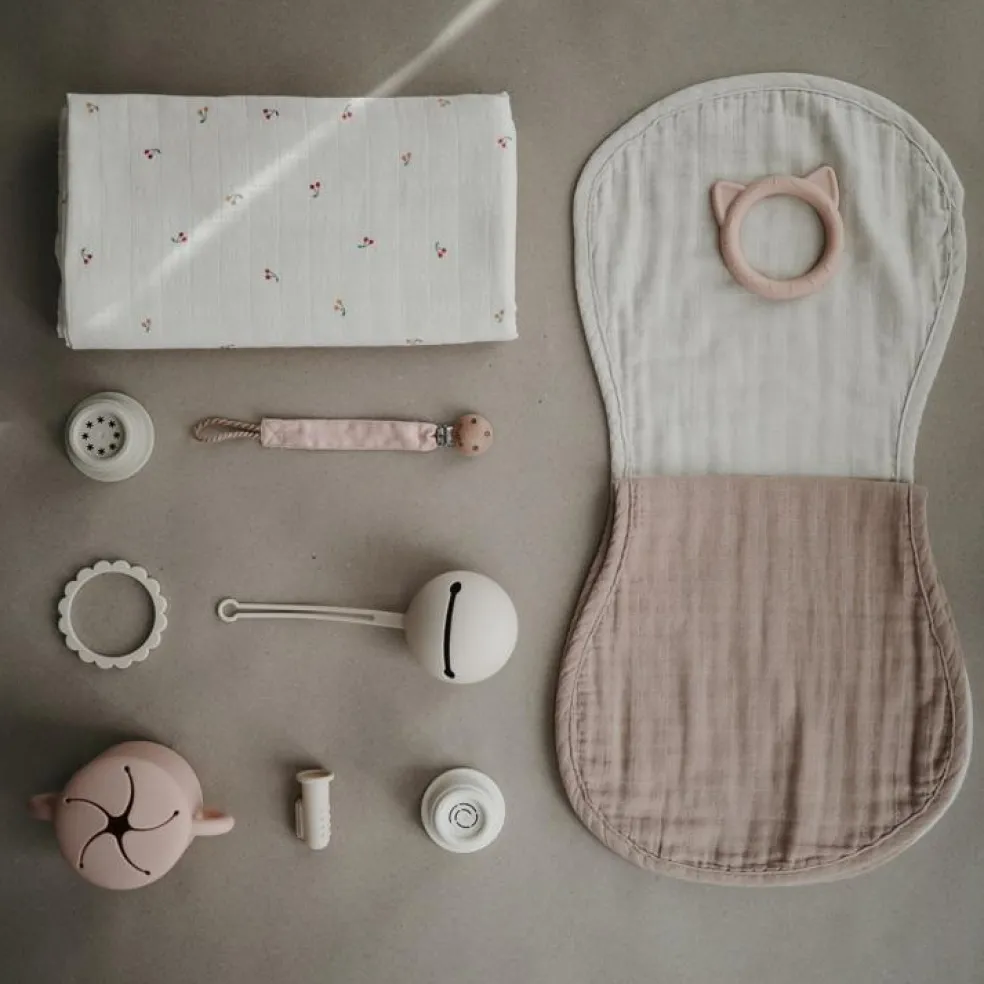 Anneau de dentition en silicone Cat Blush