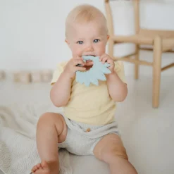 Anneau de dentition Paon Bleu clair