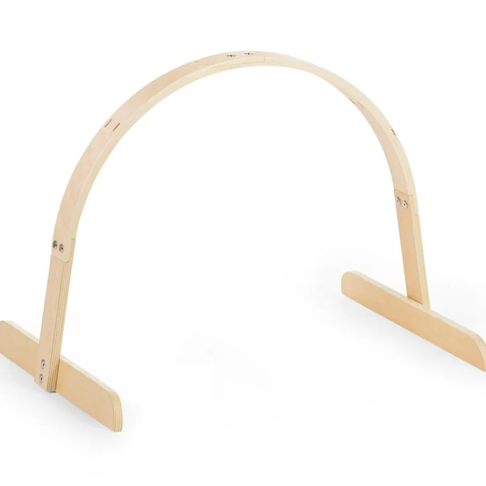 Arche de jeux en bois naturel