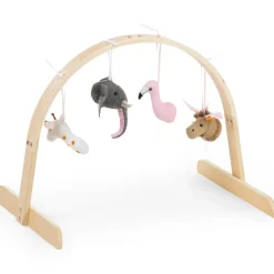 Arche de jeux en bois naturel