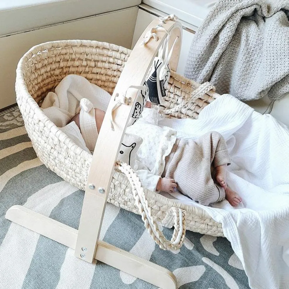 Arche de jeux en bois naturel