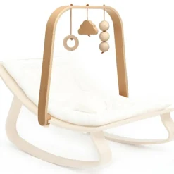 Arche de jeux Levo avec jouets en bois de hêtre