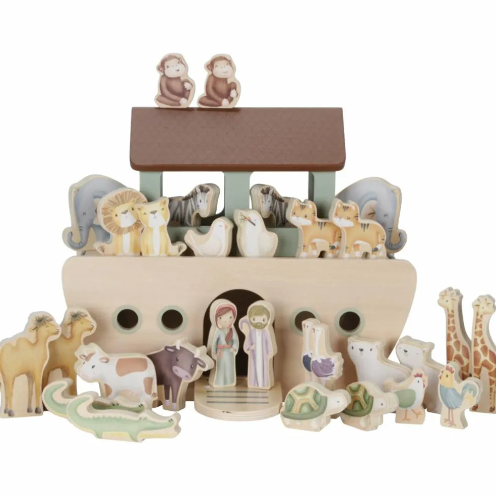 Arche de Noé en bois (30 pièces)