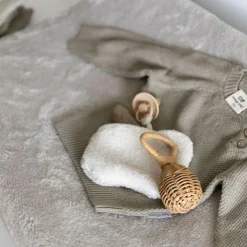 Attache tétine pomme Cozy Warm linen