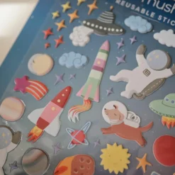 Autocollants réutilisables Sticker Book Space