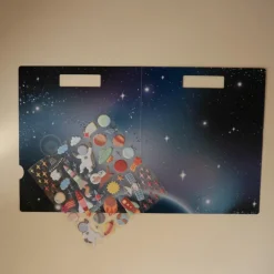 Autocollants réutilisables Sticker Book Space