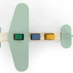 Avion des animaux en bois