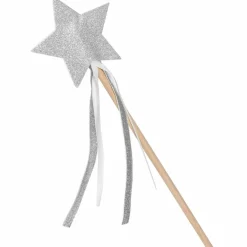 Baguette magique à paillettes Argent