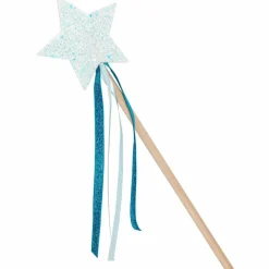 Baguette magique à paillettes Blanche