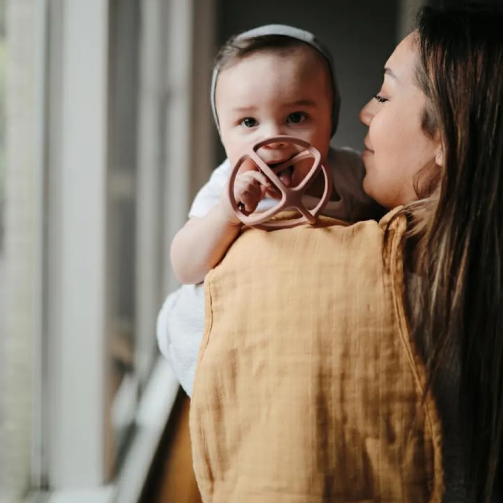 Balle de dentition en silicone Woodchuck