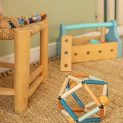 Balle de préhension en bois Bass & Bass Deep blue Grabber