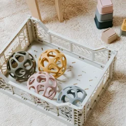 Balle de préhension en silicone Urban green