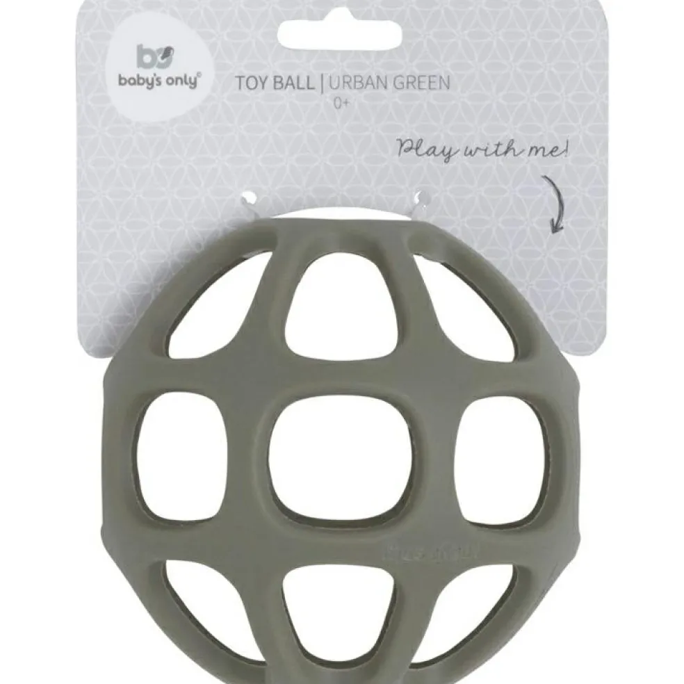 Balle de préhension en silicone Urban green