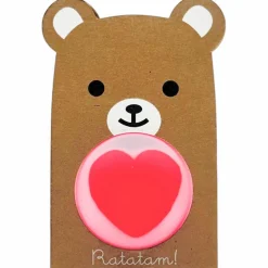 Balle rebondissante Ourson Rose