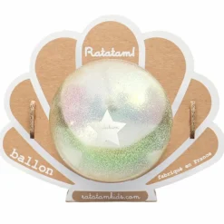 Ballon coquillage Blanc (10 cm)