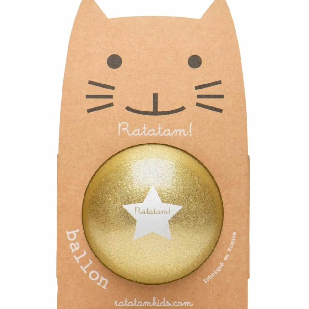 Ballon paillettes Or (15 cm)