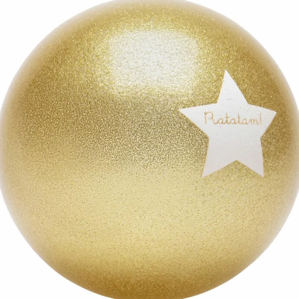 Ballon paillettes Or (22 cm)