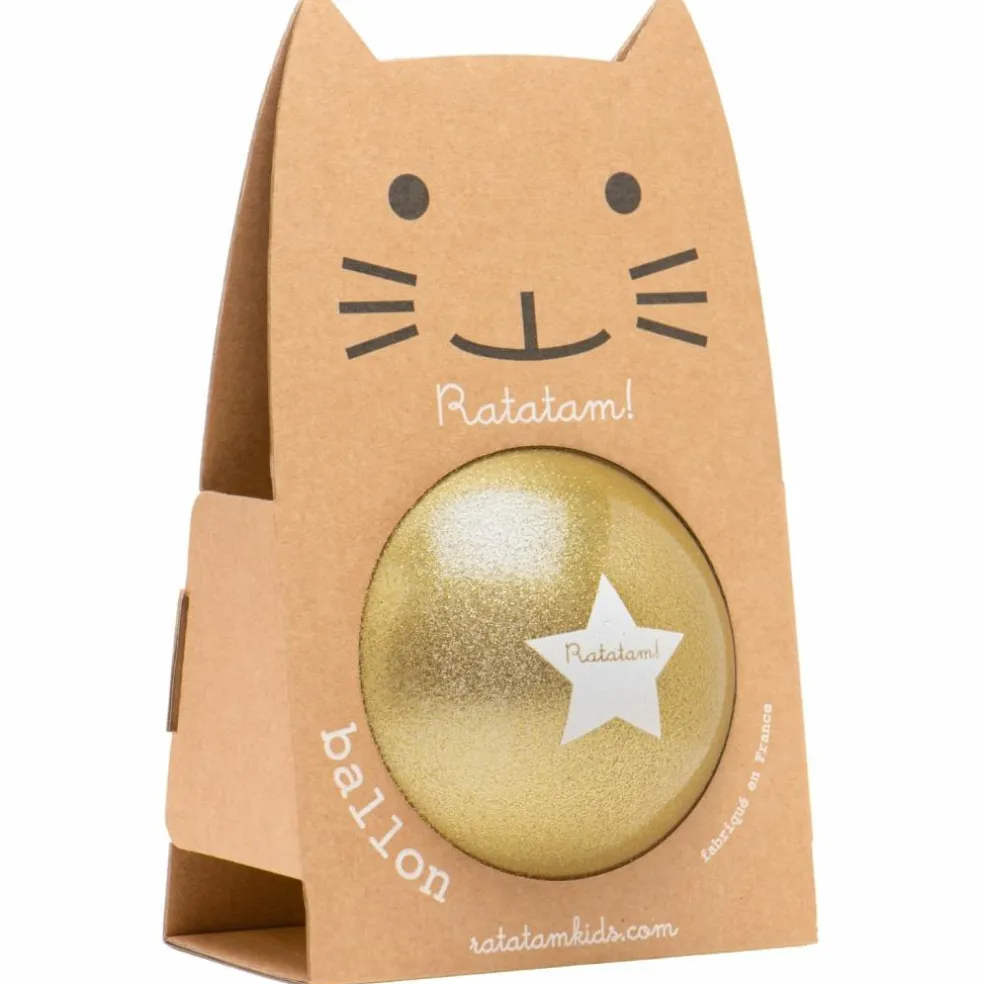 Ballon paillettes Or (22 cm)