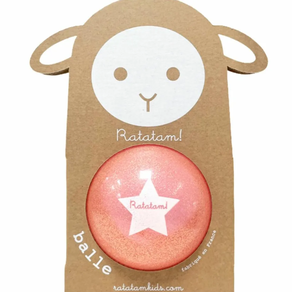 Ballon paillettes Rose (10 cm)