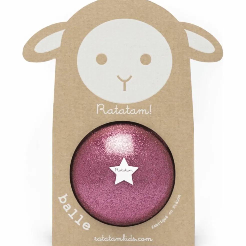 Ballon paillettes Rose (10 cm)