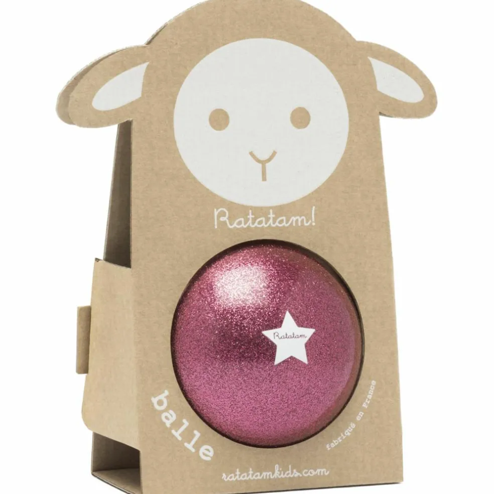 Ballon paillettes Rose (10 cm)