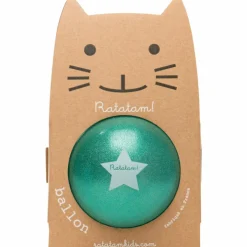 Ballon paillettes Vert (15 cm)