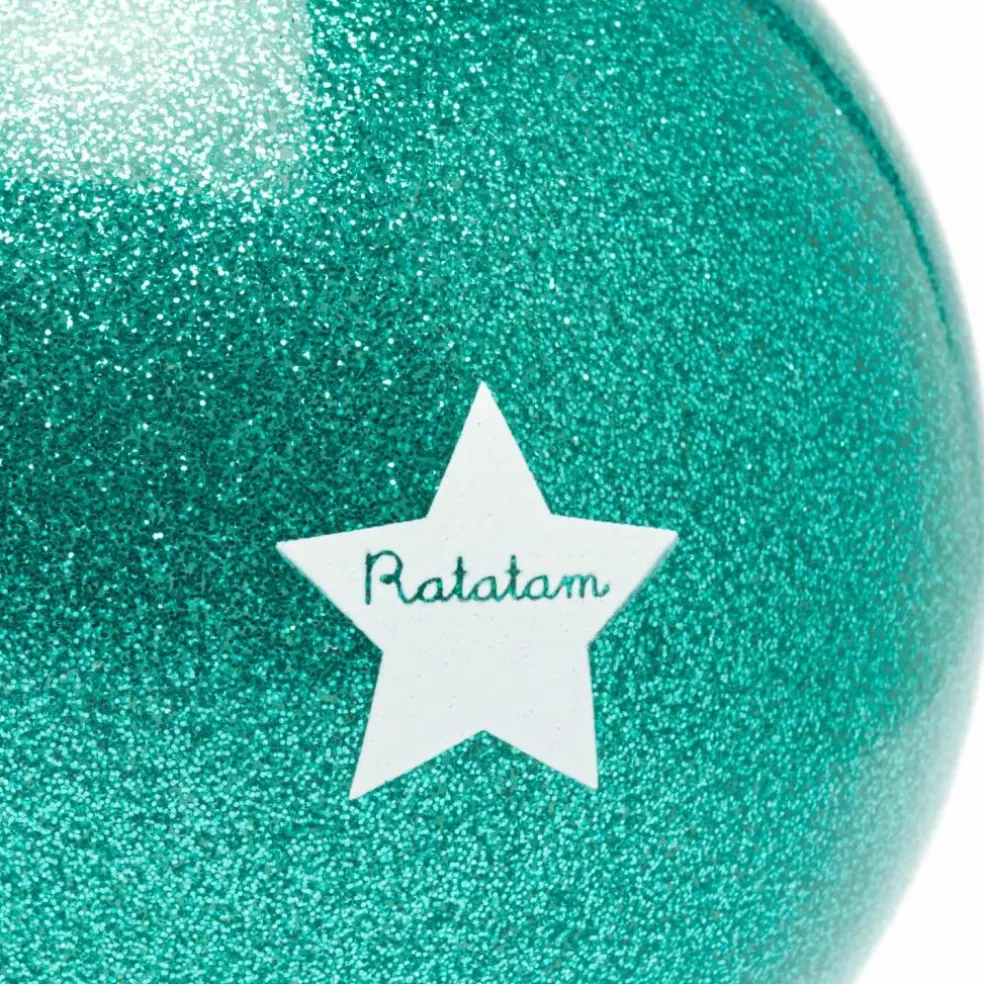 Ballon paillettes Vert (10 cm)