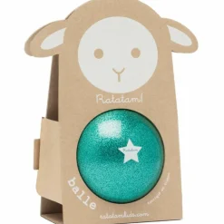 Ballon paillettes Vert (10 cm)