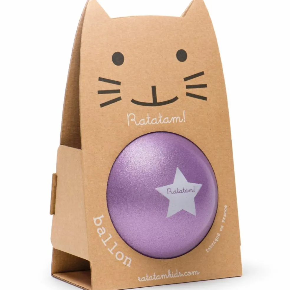 Ballon paillettes Violet (22 cm)