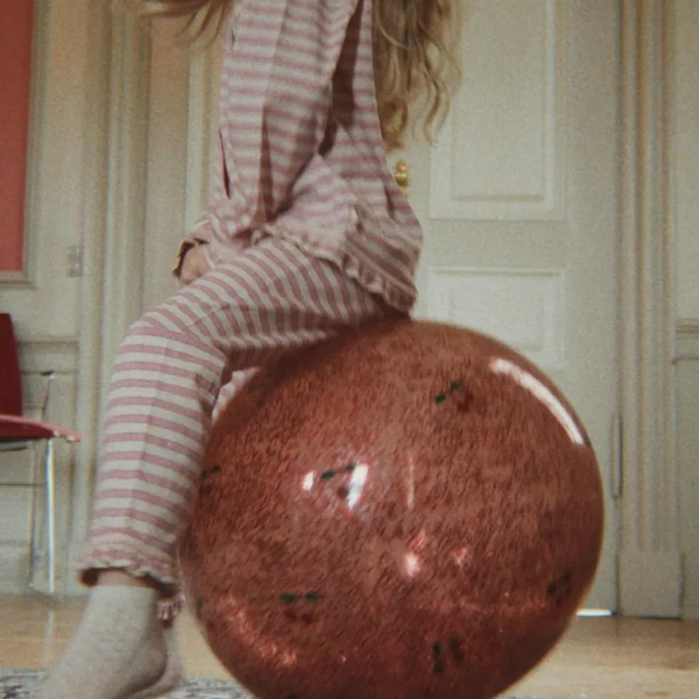 Ballon sauteur à paillettes Cherry